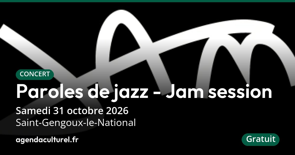 Paroles de jazz - Jam session à St-Gengoux-le-National