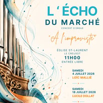 L'Écho du marché - concert d'orgue.