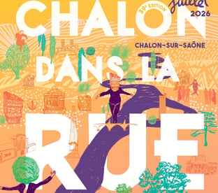 Festival Chalon dans la Rue 2026 affiche