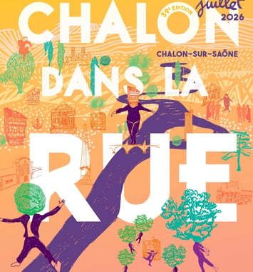 Festival Chalon dans la Rue 2026 affiche