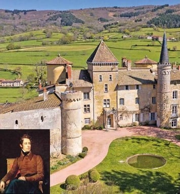 Visite guidée du château de Saint-Point, maison d'Alphonse de Lamartine
