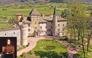 Visite guidée du château de Saint-Point, maison d'Alphonse de Lamartine