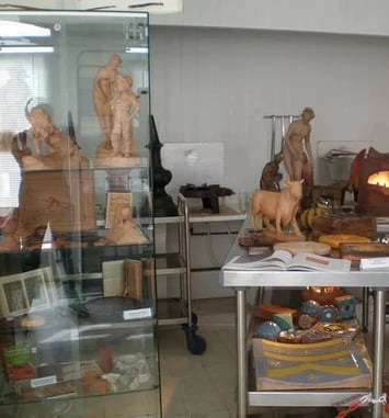 Exposition des productions de la tuilerie Perrusson