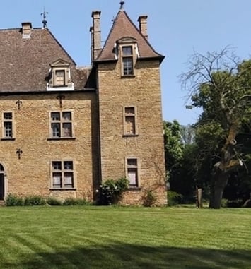 Visite des extérieurs du château de Beaulieu