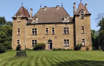 Visite des extérieurs du château de Beaulieu