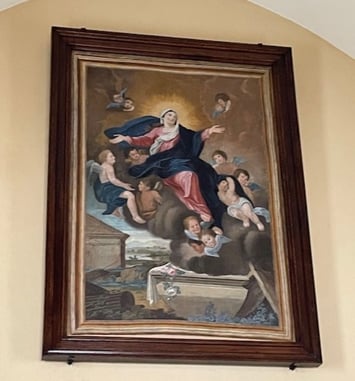Visite Chapelle de la Croix Bouthier et Tableau de l'Assomption