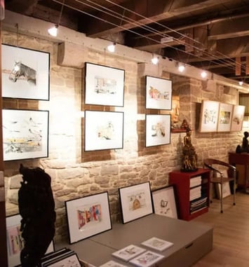 Visite de l'atelier d'artiste de Jean-François Louis