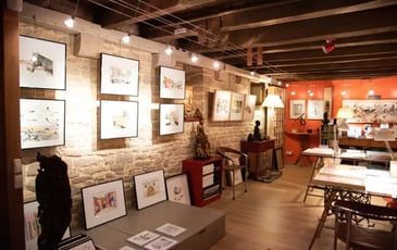 Visite de l'atelier d'artiste de Jean-François Louis