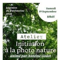 Atelier d'initiation à la photo
