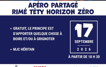 Apéro partagé Rimé Téty Horizon Zéro