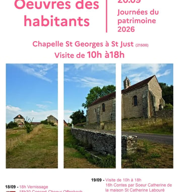 Exposition  à la Chapelle Saint Georges à Saint Just