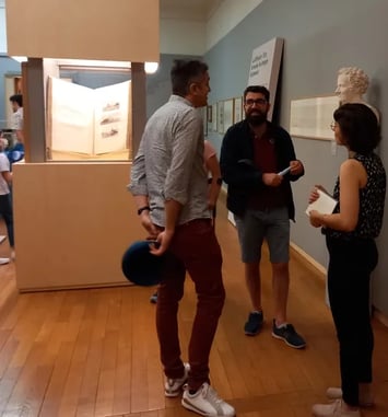 Speed dating avec le personnel du musée