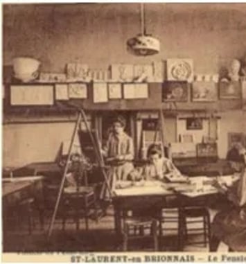 Exposition sur l'histoire du pensionnat de Saint-Laurent-en-Brionnais