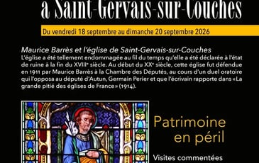 Maurice Barrès et l'église de Saint-Gervais-sur-Couches