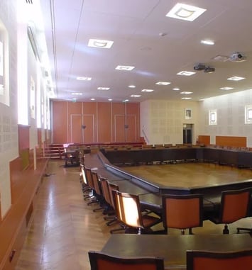 Visite libre au sein de l'hôtel de ville : la salle du Conseil Municipal