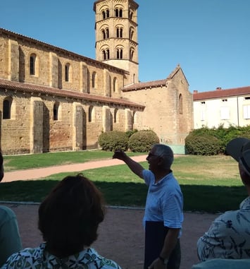 Visite guidée de l'église du XIe siècle d'Anzy le Duc classée monument historique