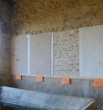 Visite libre du lavoir du bourg et exposition de joints et enduits