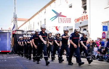 L’Équipe Spéciale des Sapeurs-Pompiers du Rhône et de la Métropole de Lyon en spectacle à Chalon-sur-Saône