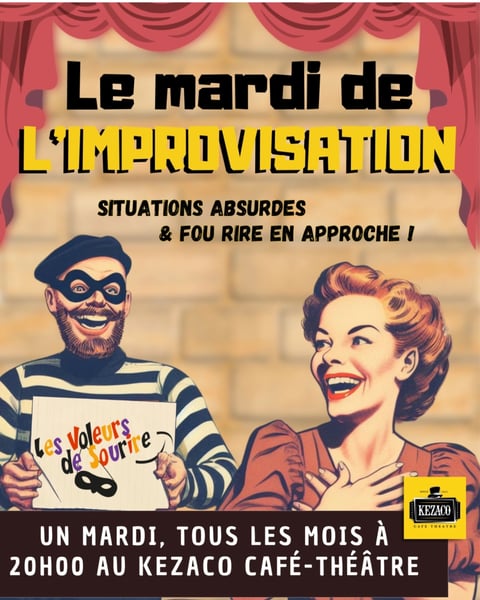 Mardi de l’improvisation avec Les Voleurs de Sourire