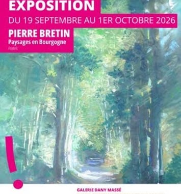 "Paysages en Bourgogne" de Pierre Bretin