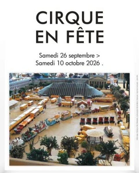 Cirque en fête, maquettes de cirque