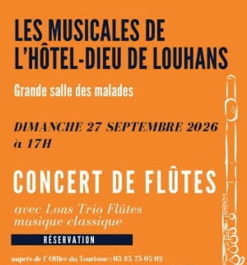 Concert classique "Lons Flûtes trio"