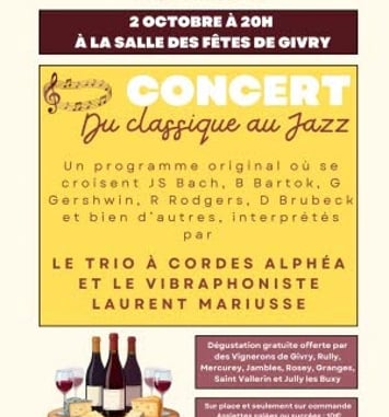 Du classique au jazz, trio à cordes Alphéa