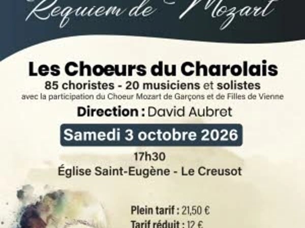 Requiem de Mozart par les Chœurs du Charolais