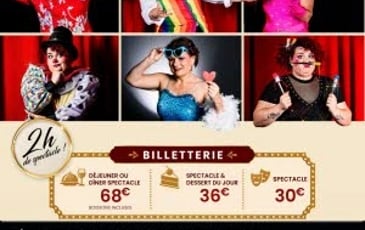 Déjeuners et dîners spectacle burlesque - La Vie d'Artiste