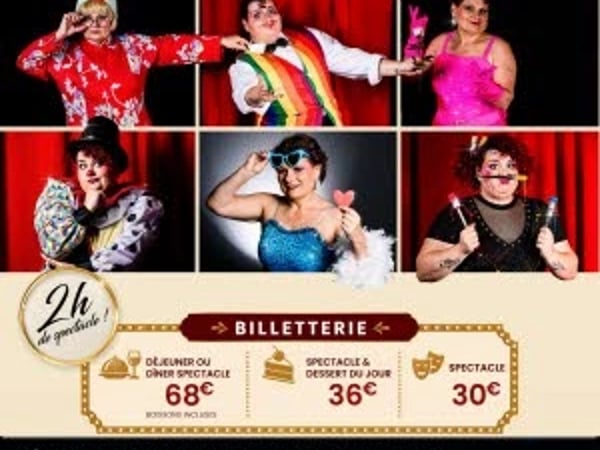 Déjeuners et dîners spectacle burlesque - La Vie d'Artiste