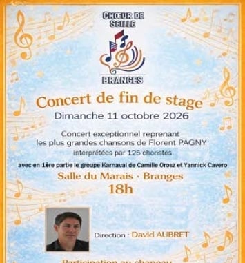 Concert des 125 choristes du Chœur de la Seille