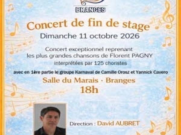 Concert des 125 choristes du Chœur de la Seille