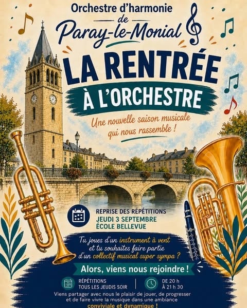 Concert de l'harmonie de Paray-le-Monial