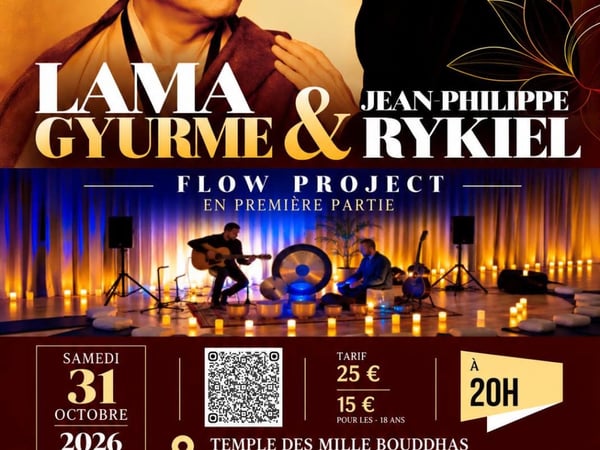 Lama Gyurmé et Jean-Philippe Rykiel