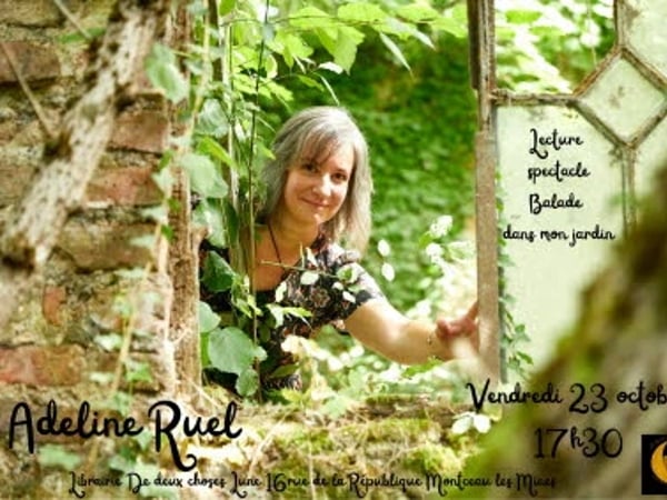 Lecture spectacle avec Adeline Ruel : Balade dans mon jardin, une lecture-spectacle pour les petits