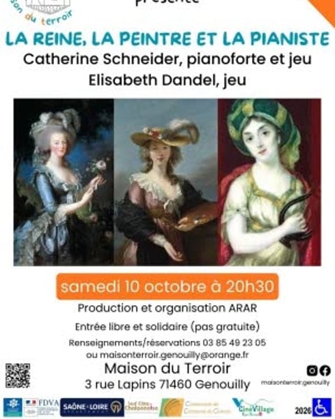La reine, la peintre et la pianiste