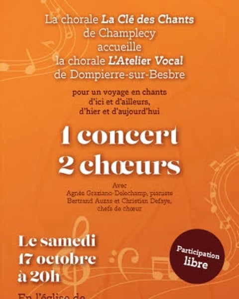 1 concert 2 choeurs
