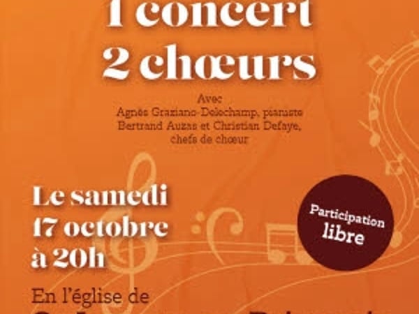 1 concert 2 choeurs