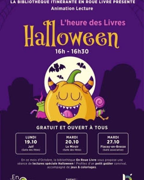 L'Heure des Livres fête Halloween !