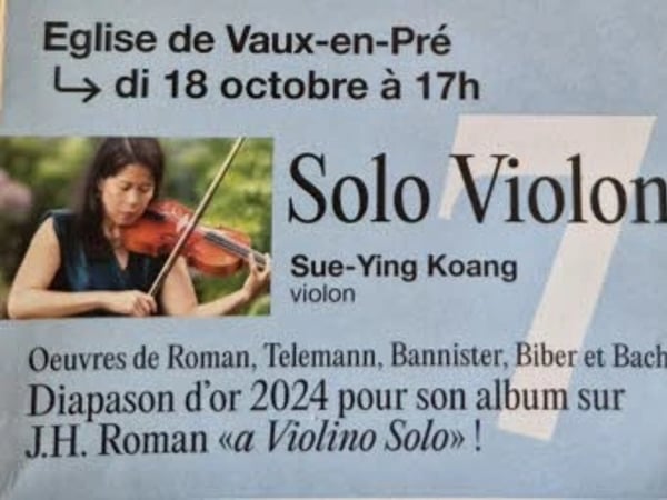 Solo violon - Sue-Ying Koang