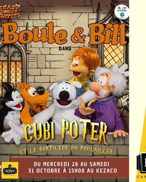 Boule & Bill dans Cubi Poter, le sortilège du poulailler