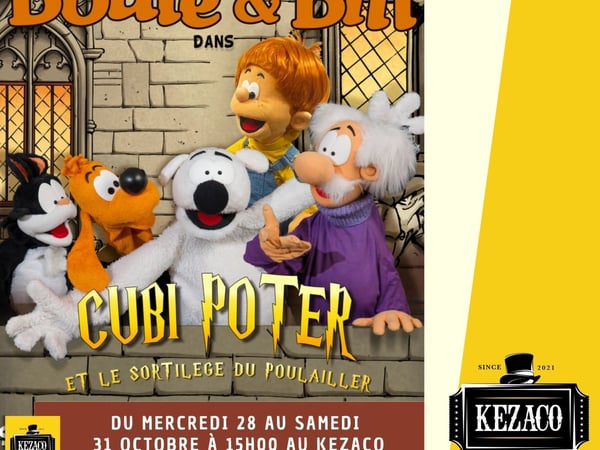 Boule & Bill dans Cubi Poter, le sortilège du poulailler