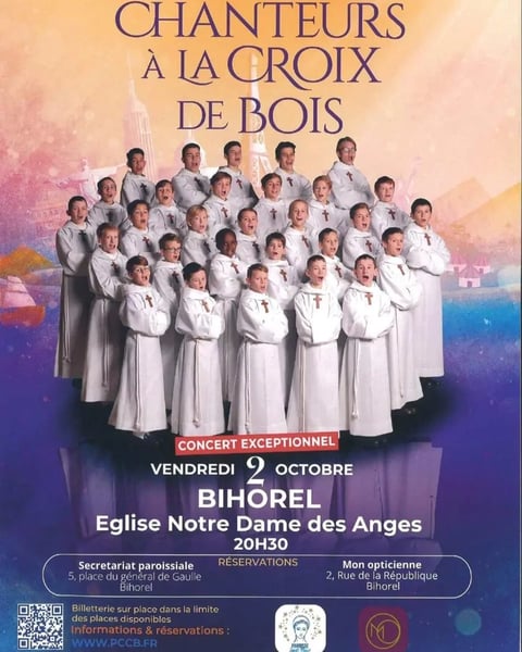 Concert du choeur Les Petits Chanteurs à la Croix de Bois