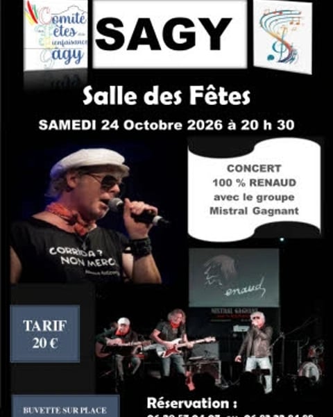 Concert Renaud par Mistral Gagnant