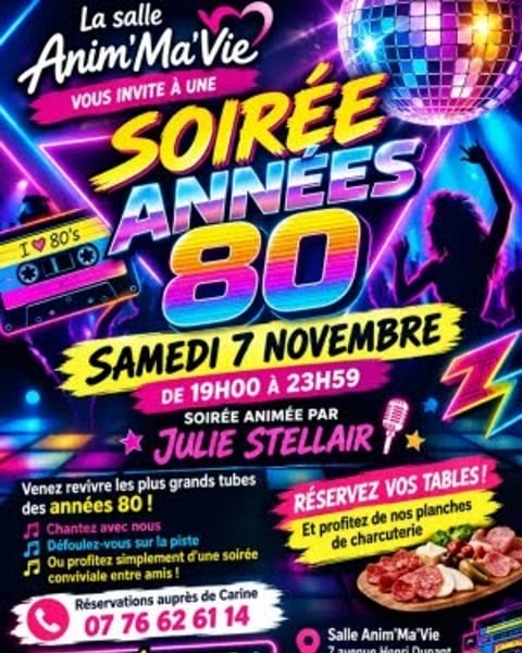 Soirée années 80