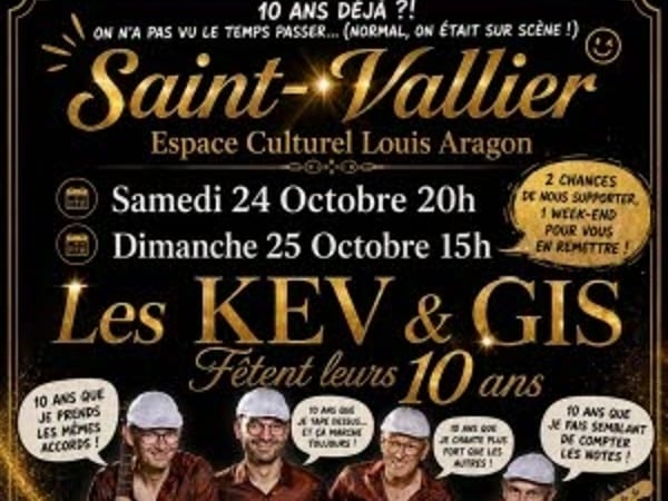 Les Kev et Gis fêtent leurs 10 ans