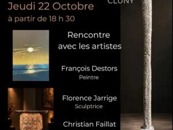 Vernissage exposition sculpture/peinture